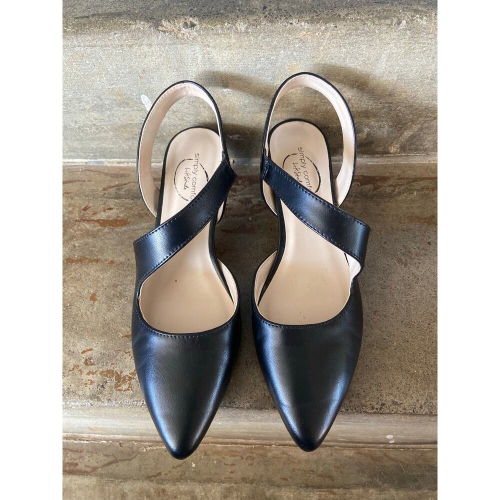 Simply Comfort by Lifestride black strappy pump